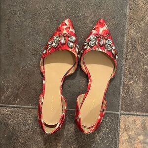 New women’s Liz Claiborne Lc Teagan jeweled flats size 6 1/2